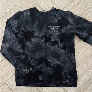 Black and Gray Tie-Dye Sanford Sweatshirt